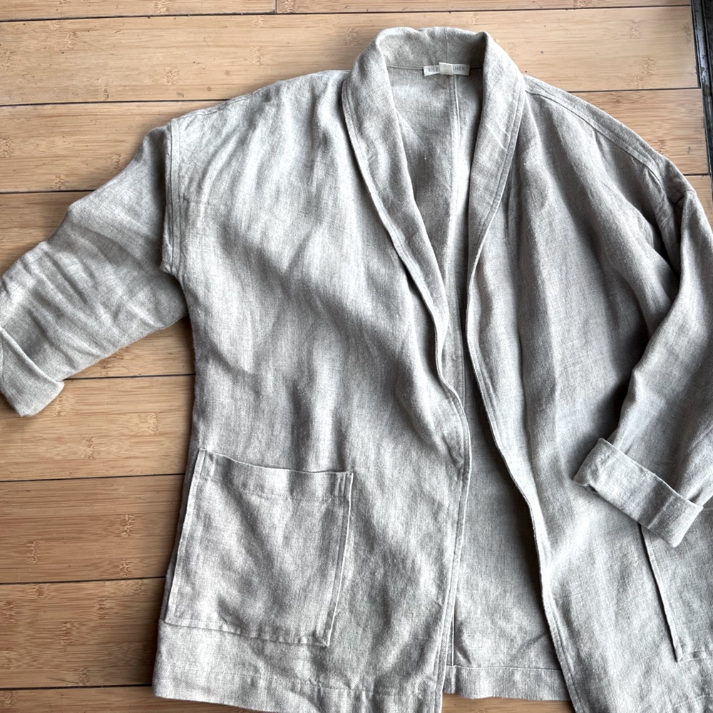 Eileen Fisher linen jacket